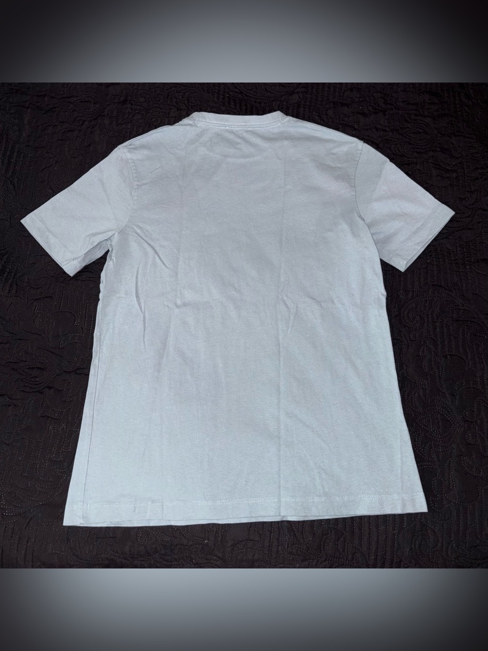 Zara Men Light Blue Crew Neck T-Shirt Size Small - Picture 3 of 3
